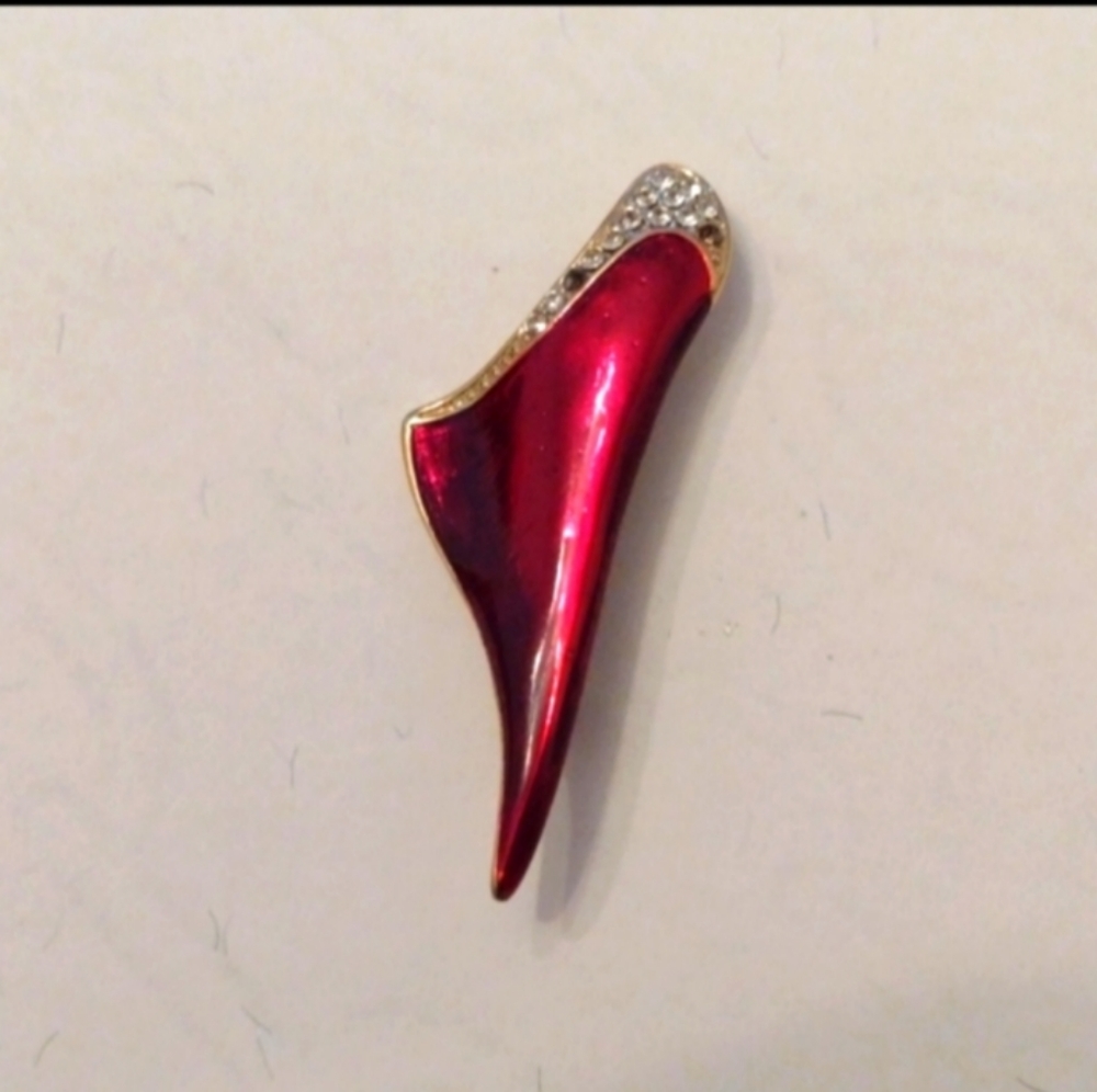 Vintage Jeweled Brooch Pin
